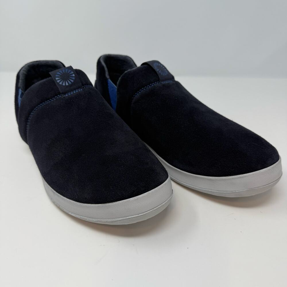 Ugg Suede Tread-Lite Loafers Men's 11 Blue Comfort Shoe Men's Casual Preppy EUC - Picture 9 of 10